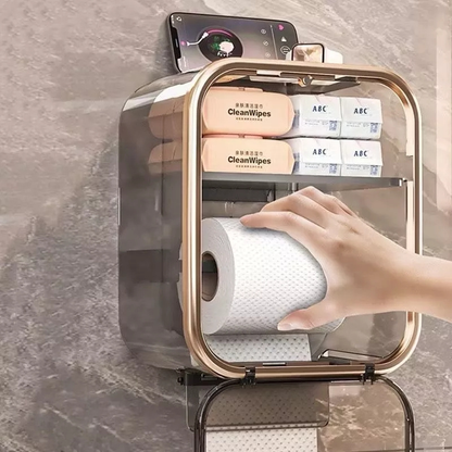 fácil de armazenar lenços e papeis higiênicos esse porta lenço papel higiênico