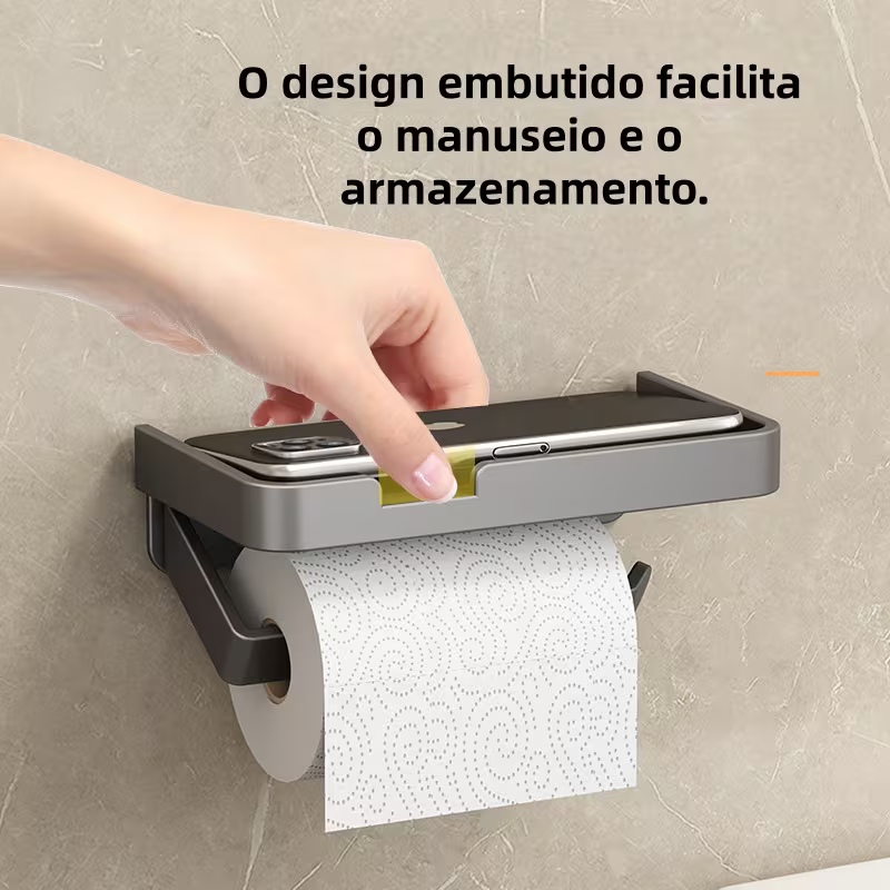 design embutido facilita o manuseio e o armazenamento