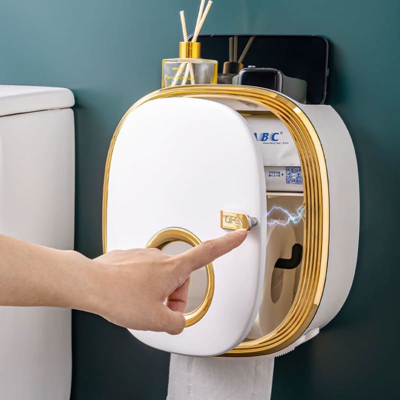 Porta Papel Higiênico de Parede Suporte Papel Higiênico Homedec