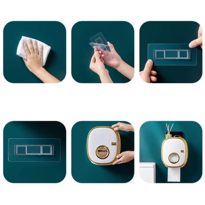 Porta Papel Higiênico de Parede Suporte Papel Higiênico Homedec