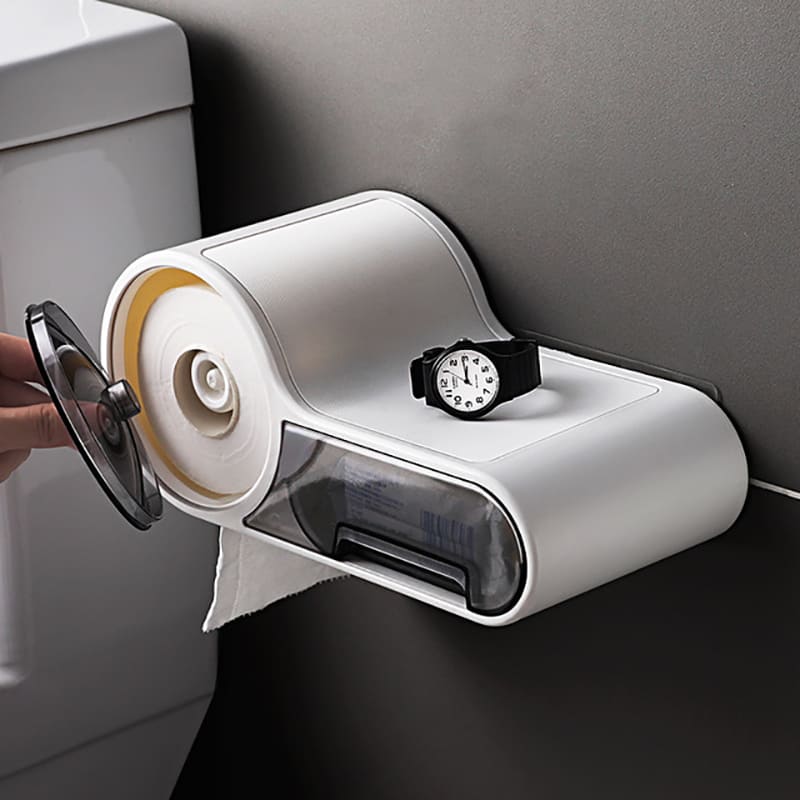 Porta Papel Higiênico Suporte Papel Higiênico com Gaveta Homedec