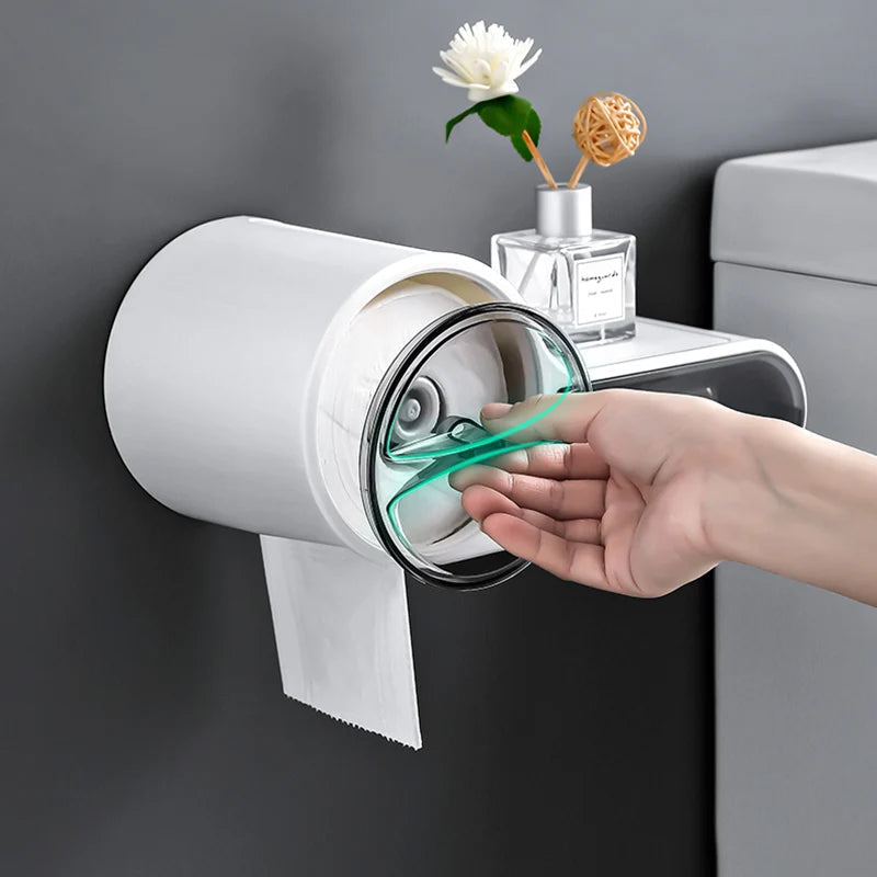 Porta Papel Higiênico Suporte Papel Higiênico com Gaveta Homedec