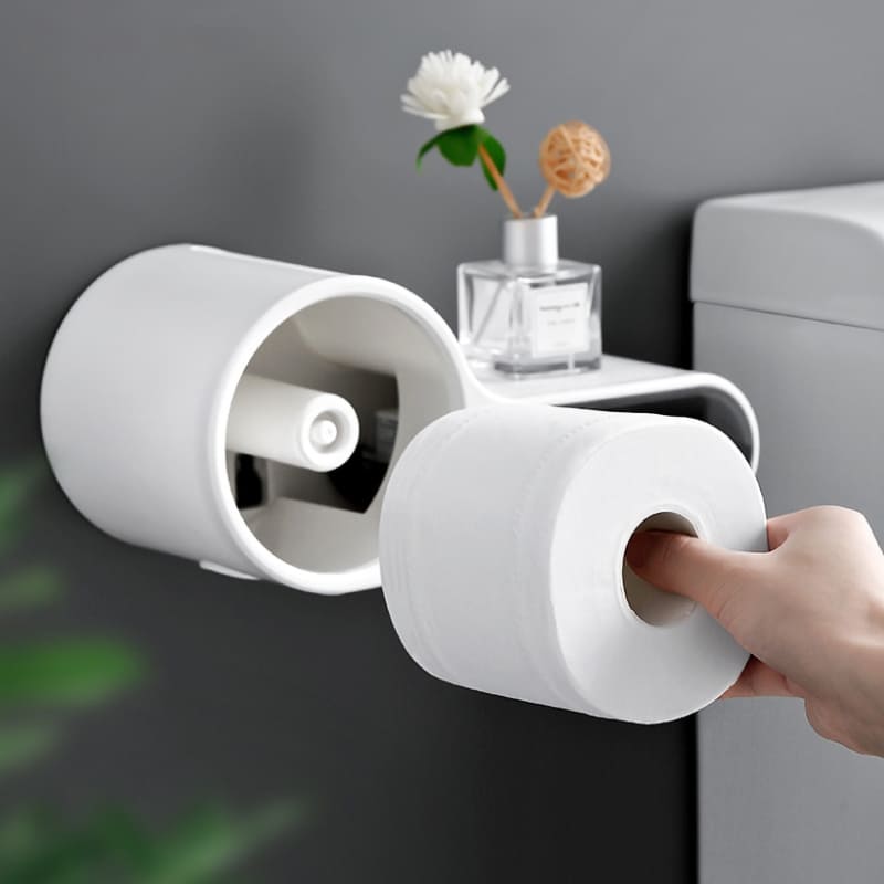 Porta Papel Higiênico Suporte Papel Higiênico com Gaveta Homedec