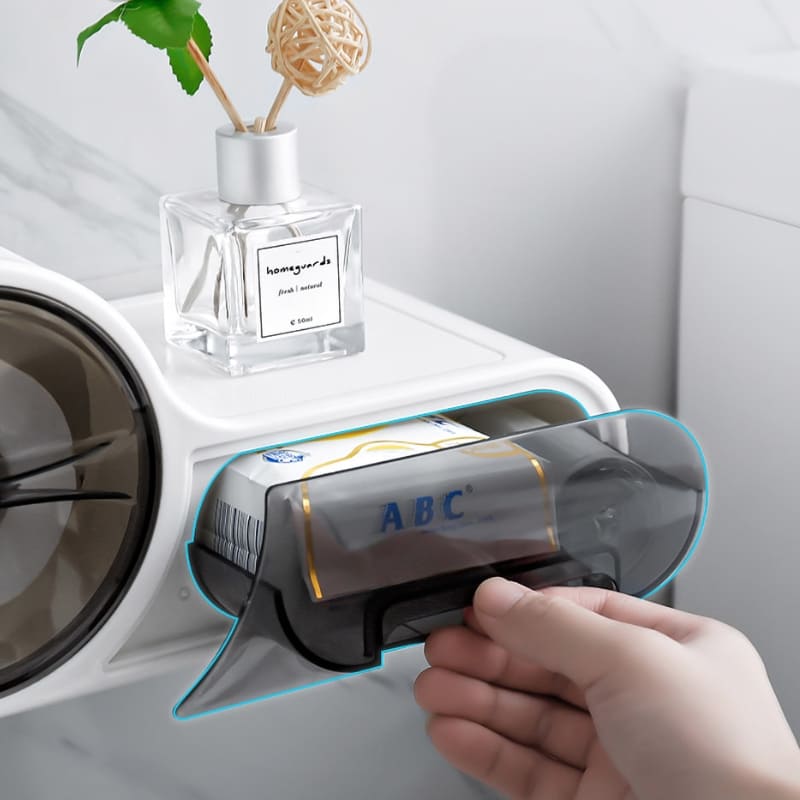 Porta Papel Higiênico Suporte Papel Higiênico com Gaveta Homedec