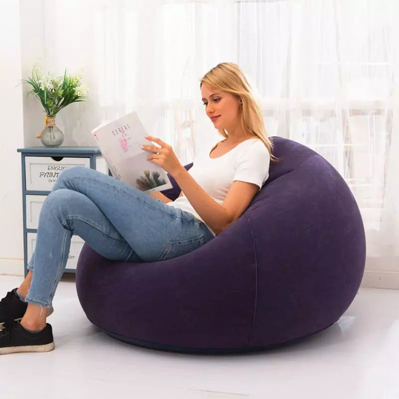 Puff para Sala Redondo Inflável Homedec