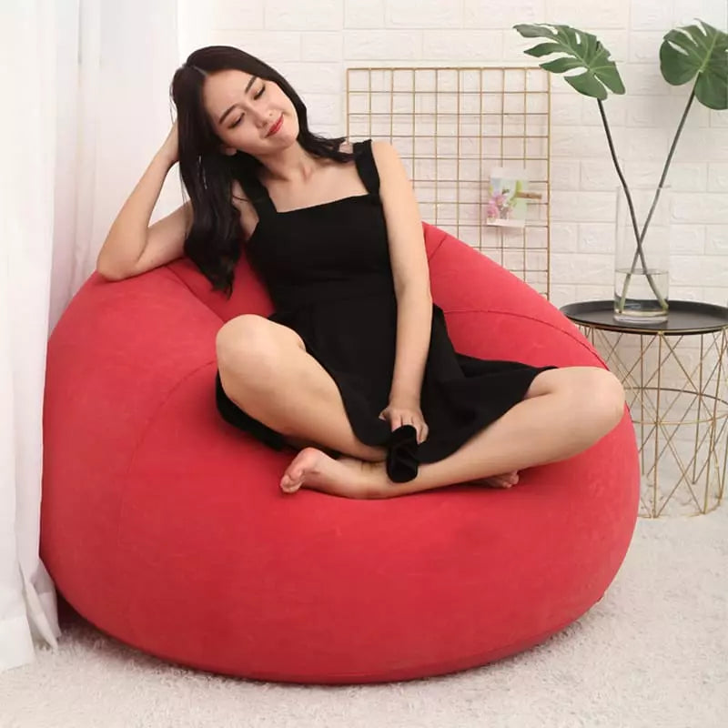 Puff para Sala Redondo Inflável Homedec