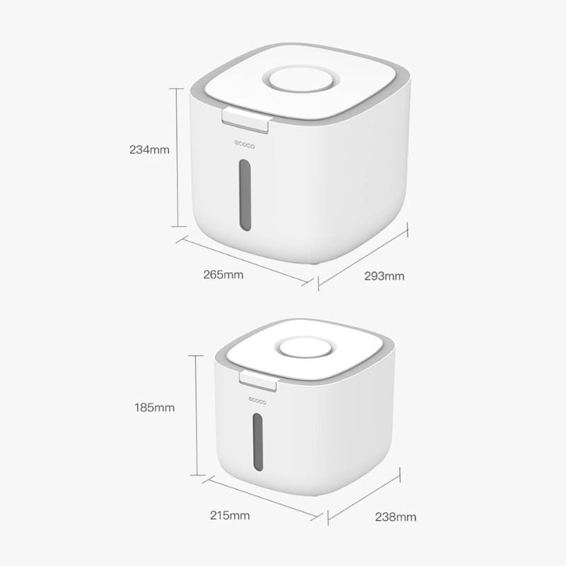 Recipiente Porta Mantimentos com Tampa Automática Homedec