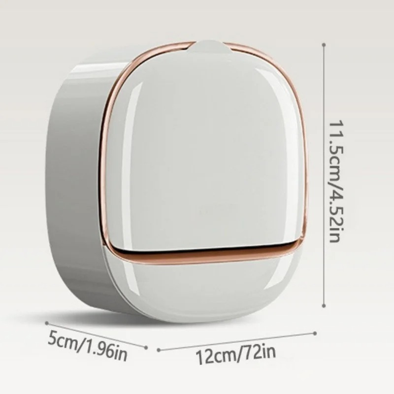 Saboneteira de parede com drenagem cor branca dimensões
