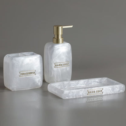 Saboneteira Kit Banheiro Lavabo Conjunto de Banheiro 3 Peças Homedec