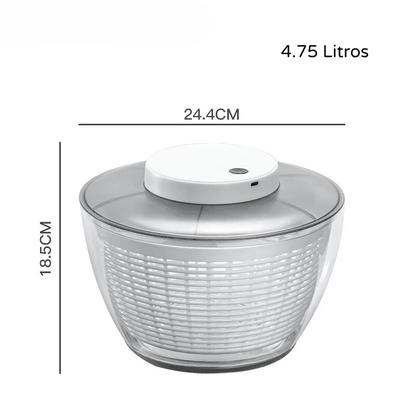 Secador de Salada Elétrico Centrífuga de Folhas Homedec