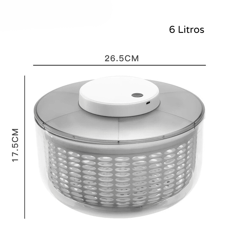 Secador de Salada Elétrico Centrífuga de Folhas Homedec