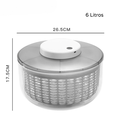 Secador de Salada Elétrico Centrífuga de Folhas Homedec