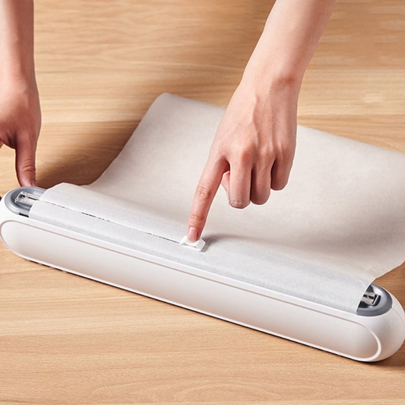 Suporte Papel Filme Cortador Papel Plástico Papel Alumínio Homedec
