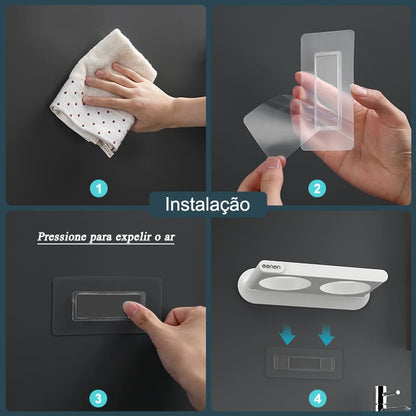 Suporte para Secador de Cabelo Suporte de Parede Homedec