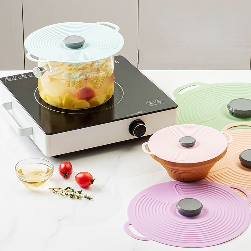 Tampa de Silicone Universal Dobrável para Micro-ondas Homedec