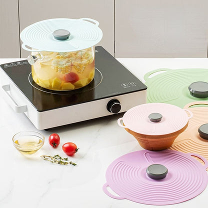 Tampa de Silicone Universal Dobrável para Micro-ondas Homedec