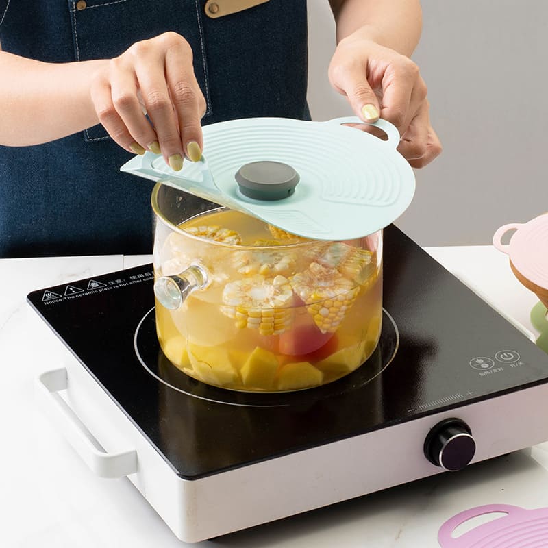 Tampa de Silicone Universal Dobrável para Micro-ondas Homedec