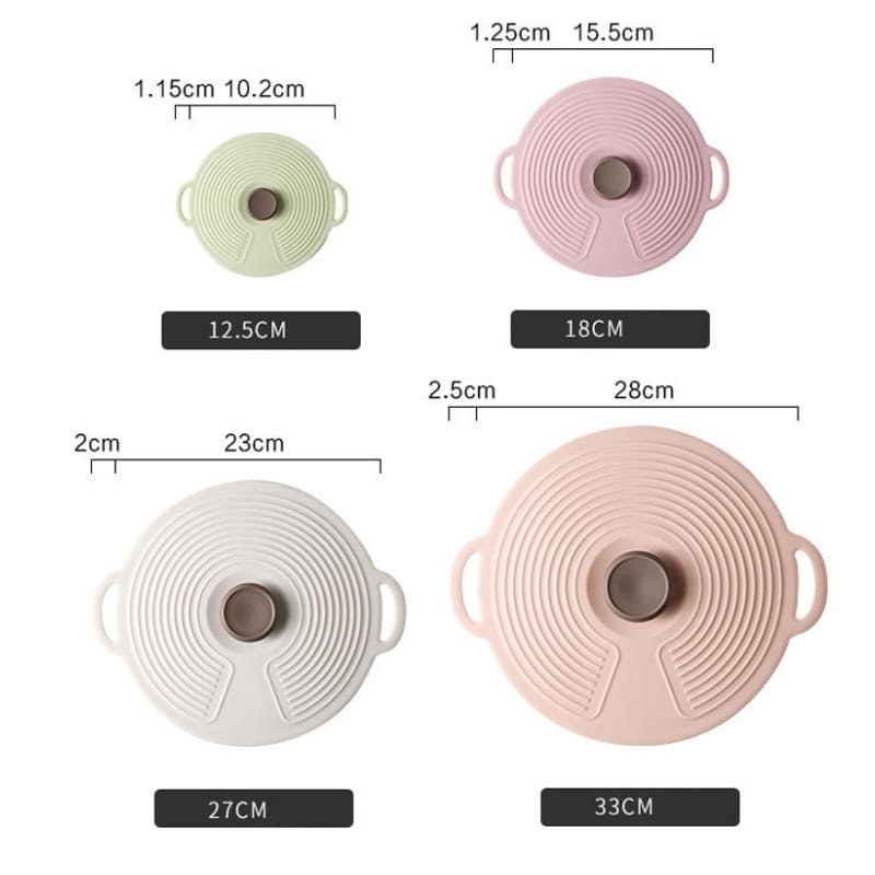 Tampa de Silicone Universal Dobrável para Micro-ondas Homedec