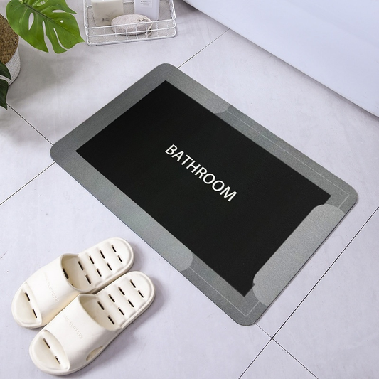 Tapete de Banheiro Ultra Absorvente Secagem Rápida Veludo Cristal - Homedec