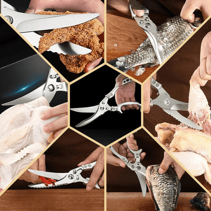 Tesoura de Cozinha Multiuso Inox Corta Tudo Homedec